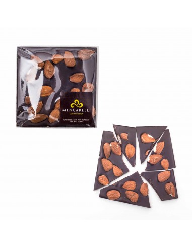 Dark chocolate bar 60% with almonds