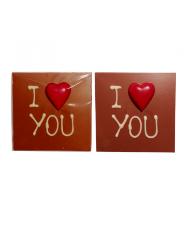 "I Love You" Milk Chocolate Bar
