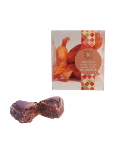 Candied Apricot Pralines with Madagascar Vanilla