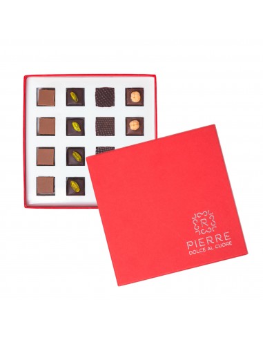 Red Gift Box with 16 Pralines